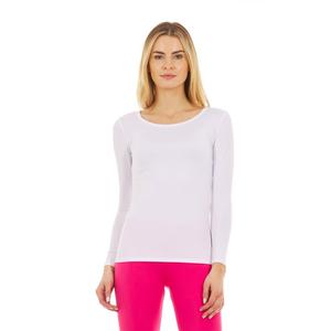Camisetas de compresión de manga larga para mujer, Camisa ajustada con cuello redondo, venta al por mayor, directa del fabricante, hechas en Pakistán - Product Image 6