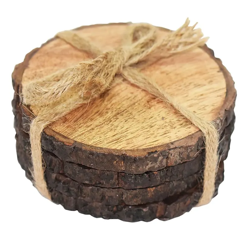 Best Selling Christmas Drinken Ronde Houten Slate Coaster Met Natuurlijke Hout En Mango Hout Velg En Koop Stuk