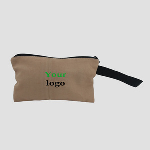 Vietnam 100% lona de algodón logotipo personalizado y patrón impreso en Color Hanoi lienzo bolsas de cosméticos al por mayor cierre de cremallera bolsa de maquillaje - Product Image 6