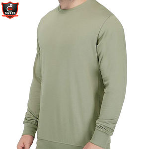 Sudadera polar de invierno para hombre con logotipo personalizado estampado elegante manga larga cuello redondo patrón sólido poliéster algodón Material - Product Image 5