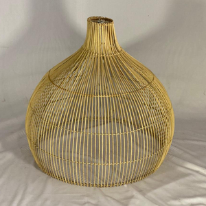New products online high quality <b>lamp</b> cover rattan <b>lamp</b> shade 100% handmade craft indonesia wholesale - Product Image 1