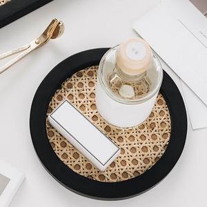 Plateau de canne en sangle de rotin de nouvelle collection et assiettes décoratives pour vêtements - Product Image 2