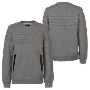 OEM-Sudadera de algodón 100% Unisex, ropa para parte superior masculina, lisa, con cuello redondo, venta al por mayor - Product Image 1