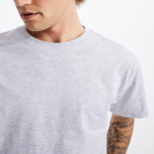 T-shirt col rond blanc uni, design personnalisé, 100% coton, pour garçons/hommes, à la demande ou sur commande - Product Image 6