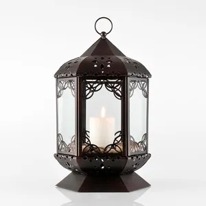 Unique Design Stainless Steel Decorative Lantern With Glass Fashionable Trending Design New Arrivals Tealight And Light