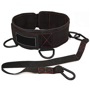 OEM ที่กำหนดเองสนับสนุนความปลอดภัยยกน้ำหนักยิมเข็มขัดสำหรับการออกกำลังกายหนักกลับสนับสนุนเข็มขัดที่มีห่วงโซ่ - Product Image 4