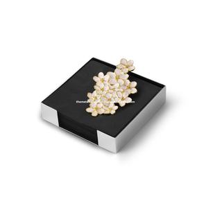 ที่ใส่ผ้าเช็ดปากลายดอกซากุระทันสมัย,ที่ใส่กระดาษทิชชู่เคลือบสีชมพูดีไซน์ทันสมัยใช้สำหรับตกแต่งบ้านโรงแรมร้านอาหาร - Product Image 4