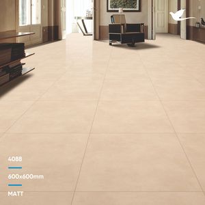 Azulejos de porcelana antideslizantes para suelo, azulejos de pared y suelo de porcelana marrón antideslizante, mate y brillante, 600x600, 600x1200 - Product Image 2