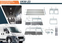 MÁS VENDIDO Juego Completo de Accesorios Interiores de Plástico Vkm Plastik para Crafter/MAN TGE, Modelo VKM-33, Especialmente Diseñado