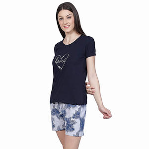 Screen printed T-Shirt with Fancy short sets Outdoor Party Wear Hot Selling Summer sets - Product Image 4