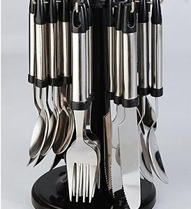 Restaurant <b>Cheap</b> Silver Flatware <b>Set</b> <b>Dinner</b> Spoons Forks and Knife Stainless Steel Cutlery - Product Image 5