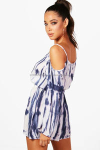 Combinaison de plage Sexy Style Tropical pour femmes, nouvelle tenue Chic faite à la main, épaules dénudées, vêtements de soirée, Mini robe Hippie, Boho, barboteuse pour dames - Product Image 2