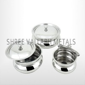 Ensemble d'ustensiles de cuisine Calicut en acier inoxydable durable, qualité supérieure, écologique, emballage export en stock - Product Image 1