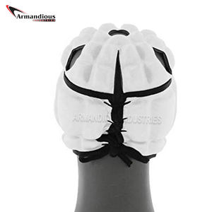 Casco de rugby de carcasa blanda personalizable con diseño de bandera de fútbol Logotipo de material EVA para protección facial en colores personalizables - Product Image 2