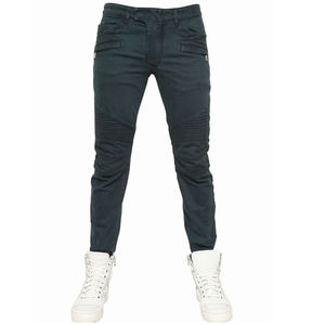 กางเกงยีนส์ผู้ชายดีไซน์เนอร์ กางเกงเดนิมสั่งตัดได้ ปิดด้วยกระดุม ทรงดินสอ แฟชั่น น้ำหนักเบา สไตล์วินเทจ สำหรับฤดูใบไม้ร่วง - Product Image 1