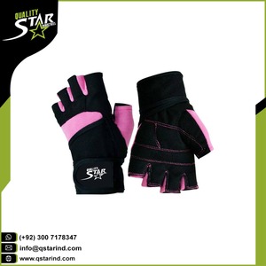 Gants de haltérophilie en cuir amars, accessoire à quatre voies, personnalisés, pour exercices de poids et exercices - Product Image 4