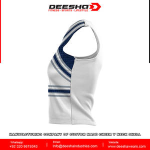 Uniformes personalizados de animadora para chica joven, con carcasa superior con tinte completo, sublimación, nombre del equipo - Product Image 4