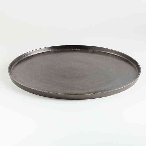 Simple Round Shape Metal Tray Serving for Cake & Chocolate Sweet Pieces Sale for Wholesale Price
