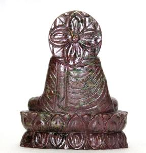 Estatua de Buda de Cristal de Corindón Indio Hecha a Mano de Alta Calidad, Figura Religiosa Tallada, Tamaños Personalizados - Product Image 4
