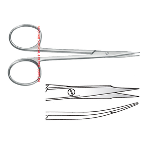 TENOTOMY TIJERAS DE FUNCIONAMIENTO FINO CURVO BLUNT/PUNTA BLUNT 11CM Instrumentos Quirúrgicos Fabricante y Exportador - Product Image 2