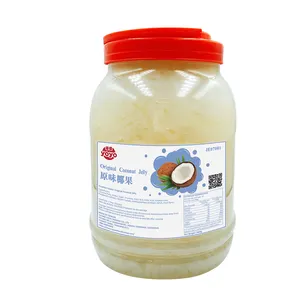 Gelatina de coco, sabor Original para Taiwán, chicle, té