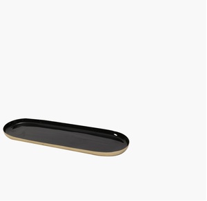 <b>Large</b> Mango Wood Round Tray <b>Plate</b> Shape - Product Image 2