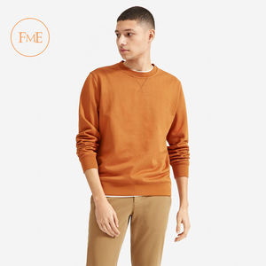 Vente en gros 100% coton sweat-shirt d'hiver pour hommes impression de logo personnalisé col rond manches longues conception bas quantité minimale de commande options OEM ODM - Product Image 6