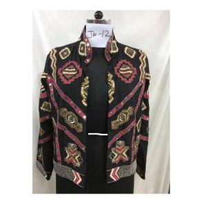 Indian Handcrafted Ladies party embroidery <b>jackets</b> <b>for</b> <b>women</b> Varsity <b>Jackets</b> Beaded wholesale Indian Supplier Guru Kirpa Export - Product Image 3