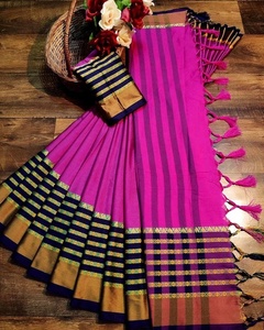 Saris en soie pour occasions spéciales, tenues de mariage, designs modernes - Prix de gros - Product Image 3