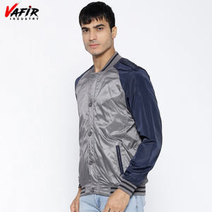 Chaqueta universitaria informal para hombre para gimnasio de invierno y entrenamiento deportivo diseño básico de lona regular con revestimiento MOQ bajo a granel - Product Image 3