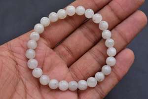 ขายส่งพลอยลูกปัดรุ้ง6,7,8มิลลิเมตรมูนสโตนลูกปัดเครื่องประดับหินธรรมชาติ Strand ลูกปัดหลวม - Product Image 6