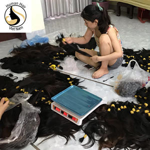 Tissage en lot à cuticules alignées de qualité supérieure 10a, cheveux humains crus 100% vierges non traités - Product Image 3