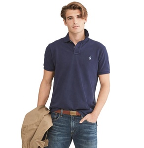Men's Short Sleeve Shirt Breathable Yarn Dyed ODM Solid Color Knitted Casual Regular Fit Button Design Spandex/Cotton 220g - Product Image 6