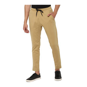 กางเกงวอร์มเอวยางยืดสำหรับผู้ชาย,กางเกงวอร์มฝึกซ้อมลำลองแฟชั่นผ้าฝ้ายแบบสั่งตัดมีเชือกผูกเอว - Product Image 1