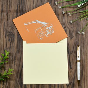 การ์ดอวยพรป๊อปอัพ3D งานตามสั่งวัสดุกระดาษดิจิทัลสำหรับวันพ่อวันแต่งงานขอบคุณสำหรับโอกาสที่มาจากเวียดนาม - Product Image 5