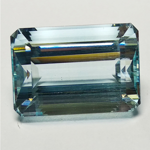 Aigue-marine naturelle Fabrication de bijoux Pierres précieuses Formes rectangulaires Facettes Grande taille Fait à la main Naturel Santa Maria Aquamarine - Product Image 2