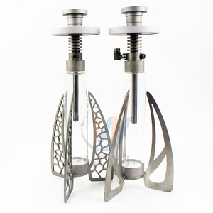 <span class=keywords><strong>Chicha</strong></span> en acier inoxydable, accessoires pour fumer, narguilé, éclairage led, 1 tuyau, charbon de bois, <span class=keywords><strong>chicha</strong></span> dubaï - Product Image 5