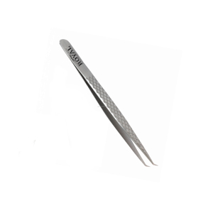 Logotipo personalizado, pinzas de curvatura de 45 grados, extensión de pestañas con estampado de diamantes de acero inoxidable, volumen de pestañas - Product Image 4