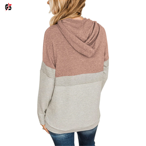 Pulls à capuche haut de gamme pour femmes Impression de logo personnalisé Pas cher Tissu multicolore Manches longues Vêtements d'hiver décontractés - Product Image 6
