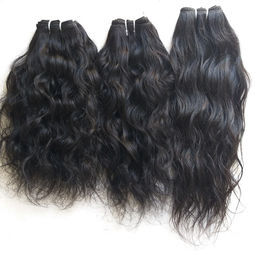 วิกผมชาวอินเดียแบบตรงผม Remy ธรรมชาติสีดำเป็นมัดผมมนุษย์สำหรับต่อผมเป็นกลุ่มพร้อมปลายสองด้าน - Product Image 2