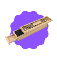 Boîte à encens coulissante en bois sculpté à la main, mini brûleur d'oud pour la méditation et l'aromathérapie à domicile |   Porte-encens décoratif