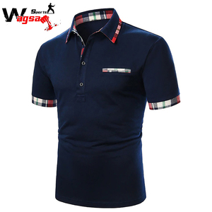 Camiseta de Punto para Hombre, Talla Grande, Manga Corta, Color en Contraste, Estilo Urbano, Informal, Verano - Product Image 4