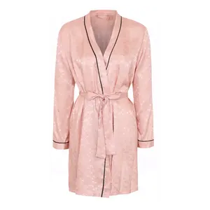 Ropa de dormir de otoño para mujer, ropa de dormir de 2 piezas, camisón de rayón, ropa de casa, pijama de seda, pijama inspirado en el diseñador, traje de noche de satén para mujer - Product Image 1