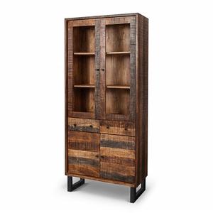 Étagère design moderne en bois massif pour meubles de maison pour le salon - Product Image 1