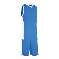 Wholesale basketball uniform color sky blue For Comfortable