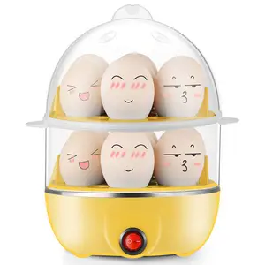 Automatic Electronic Kitchen Plastic Gift Double Separator Egg Cooker Electric Egg Boiler