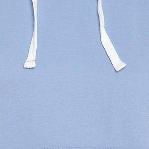 Hot Selling Pullover Ladies <b>Hoody</b> with Side Pockets Drawstring /sky <b>Blue</b> Color Full Sleeve <b>Hoody</b> - Product Image 6