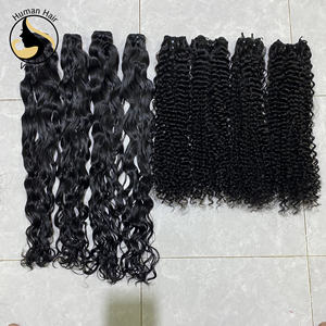 Tissage en lot vietnamien naturel Remy — ali queen, Loose Deep Wave, cheveux bouclés, cuticules non traités, sequins, offre spéciale, 100% - Product Image 1