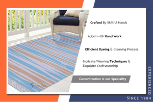 Fabricant expérimenté de fils colorés en forme de rectangle, tapis brodés d'intérieur au prix nominal - Product Image 6