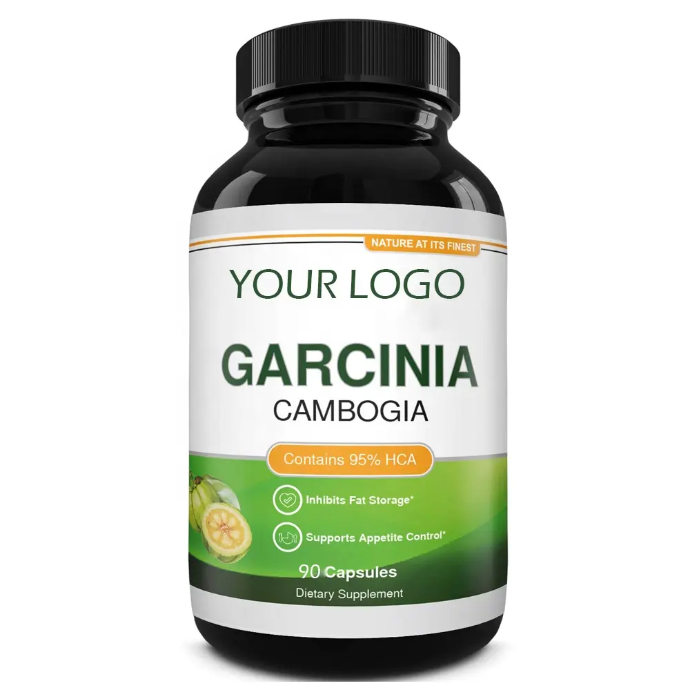 5 Capsules amincissantes pour la perte de poids, extrait de Garcinia cambodgia Vegan, contient 95% capsules de HCA